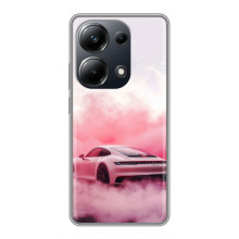 Чохол з авто Порше для Xiaomi POCO M6 Pro – Рожевий Порше
