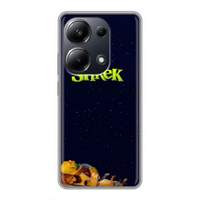 Чехол с мультфильмом Шрек на Xiaomi POCO M6 Pro – Шрек лого