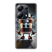 Чехол с мемом Тралалело тралала на Xiaomi POCO M6 Pro – Капучино асасино