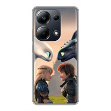 Чехол как приручить дракона на Xiaomi POCO M6 Pro (Гикавка и Астрид)