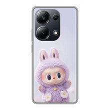 Чохол з принтом Лабубу для Xiaomi POCO M6 Pro – Фіолетовий Лабубу