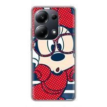 Міккі Маус чохол для Xiaomi POCO M6 Pro (AlphaPrint - Мультяшні) (Маус в окулярах)