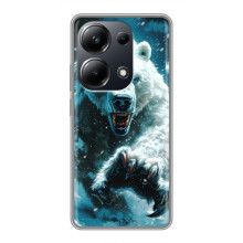 Чехол с картинкой «Хищники» для Xiaomi POCO M6 Pro – Медведь