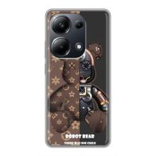 Круті Чохли Луі Віттон для Xiaomi POCO M6 Pro (AlphaPrint) (Ведмідь Луі Вітон)