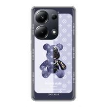 Круті Чохли Луі Віттон для Xiaomi POCO M6 Pro (AlphaPrint) (Медведик LV)