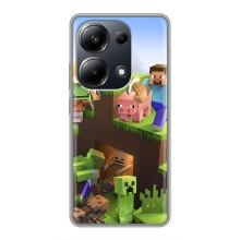 Чохли для Xiaomi POCO M6 Pro (Персонажі МайнКрафт) – Майн-крафт