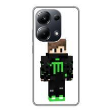 Чохли для Xiaomi POCO M6 Pro (Персонажі МайнКрафт) – Зелений хлопчик