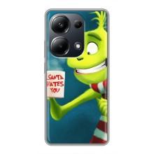 Різдвяні Чохли для Xiaomi POCO M6 Pro (VPrint) (Зелений Грінч)