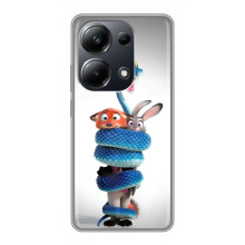 Силіконовий чохол з принтом Зоотрополіс для Xiaomi POCO M6 Pro – Змія Зоо
