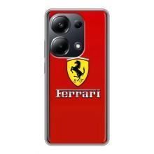Силиконовый бампер с картинкой машины на Xiaomi POCO M6 Pro – Ferrari Logo