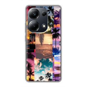 Силиконовый чехол с КАРТИНКАМИ лето для Xiaomi POCO M6 Pro (AlphaPrint)