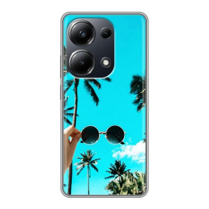 Силиконовый чехол с КАРТИНКАМИ лето для Xiaomi POCO M6 Pro (AlphaPrint)