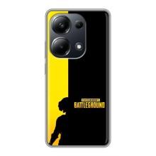Чохол (TPU) з картинкою "Лого Пабг" на Поко М6 Про – Battlegrounds