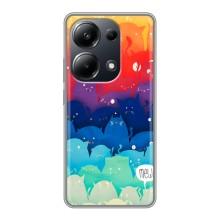 Силиконовый чехол с котиком для Xiaomi POCO M6 Pro – Mew