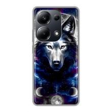 Защитные чехлы для Поко М6 Про (AlphaPrint) (ХИТ продаж) ВОЛК
