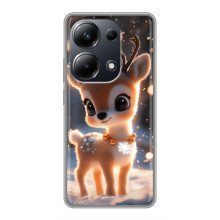 Яркий чехол для Xiaomi POCO M6 Pro с Зимними Оленятами – Оленёнок