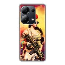 ЗСУ Чехлы (TPU) для Xiaomi POCO M6 Pro – Женщина солдат