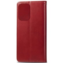 Кожаный чехол книжка GETMAN Gallant (PU) для Xiaomi Redmi 13 4G / Poco M6 4G – Красный