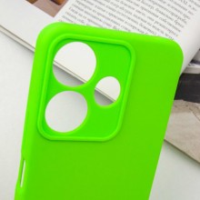 Чохол Silicone Cover Lakshmi Full Camera (AA) для Xiaomi Redmi 13 4G / Poco M6 4G – Салатовий