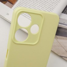 Чехол Silicone Cover Lakshmi Full Camera (AA) для Xiaomi Redmi 13 4G / Poco M6 4G – Желтый