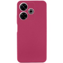 Чохол TPU GETMAN Liquid Silk Full Camera для Xiaomi Redmi 13 4G / Poco M6 4G – Бордовий