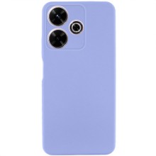 Чохол TPU GETMAN Liquid Silk Full Camera для Xiaomi Redmi 13 4G / Poco M6 4G (Бузковий)