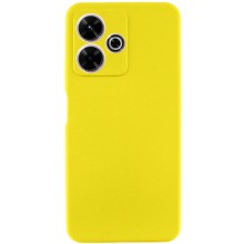 Чехол Silicone Cover Lakshmi Full Camera (AAA) для Xiaomi Redmi 13 4G / Poco M6 4G (Желтый)