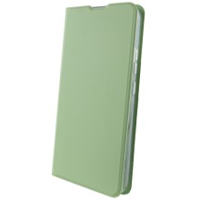 Кожаный чехол-книжка GETMAN Elegant (PU) для Xiaomi Redmi 13 4G / Poco M6 4G – Мятный