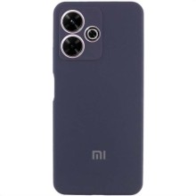 Чохол Silicone Cover Lakshmi Full Camera (AAA) with Logo для Xiaomi Redmi 13 4G / Poco M6 4G (Темно-синій)