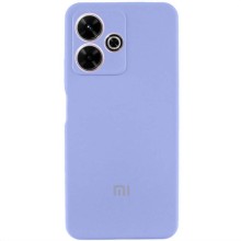 Чехол Silicone Cover Lakshmi Full Camera (AAA) with Logo для Xiaomi Redmi 13 4G / Poco M6 4G – Сиреневый