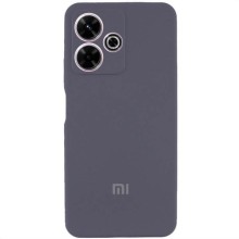 Чехол Silicone Cover Lakshmi Full Camera (AAA) with Logo для Xiaomi Redmi 13 4G / Poco M6 4G – Серый