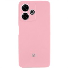 Чохол Silicone Cover Lakshmi Full Camera (AAA) with Logo для Xiaomi Redmi 13 4G / Poco M6 4G – Рожевий