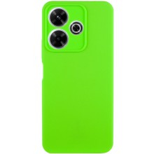 Чехол Silicone Cover Lakshmi Full Camera (AA) для Xiaomi Redmi 13 4G / Poco M6 4G (Салатовый)