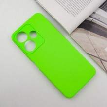 Чехол Silicone Cover Lakshmi Full Camera (AA) для Xiaomi Redmi 13 4G / Poco M6 4G – Салатовый