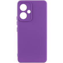 Чехол Silicone Cover Lakshmi Full Camera (AA) для Xiaomi Redmi 13 4G / Poco M6 4G (Фиолетовый)