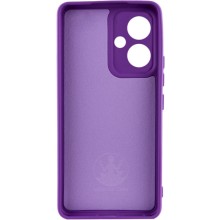 Чехол Silicone Cover Lakshmi Full Camera (AA) для Xiaomi Redmi 13 4G / Poco M6 4G – Фиолетовый