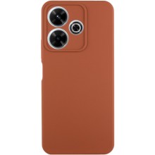 Чехол Silicone Cover Lakshmi Full Camera (AA) для Xiaomi Redmi 13 4G / Poco M6 4G (Коричневый)