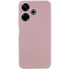 Чехол TPU GETMAN Liquid Silk Full Camera для Xiaomi Redmi 13 4G / Poco M6 4G (Розовый)