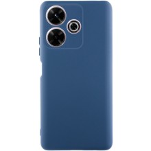 Чехол TPU GETMAN Liquid Silk Full Camera для Xiaomi Redmi 13 4G / Poco M6 4G – Синий