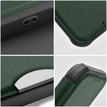 Кожаный чехол-книжка GETMAN Razor (PU) для Xiaomi Redmi 13 4G / Poco M6 4G – Зеленый