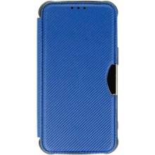 Кожаный чехол-книжка GETMAN Razor (PU) для Xiaomi Redmi 13 4G / Poco M6 4G – Голубой