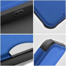 Кожаный чехол-книжка GETMAN Razor (PU) для Xiaomi Redmi 13 4G / Poco M6 4G – Голубой