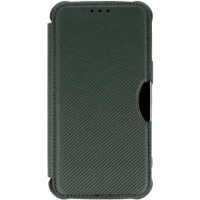 Кожаный чехол-книжка GETMAN Razor (PU) для Xiaomi Redmi 13 4G / Poco M6 4G – Зеленый