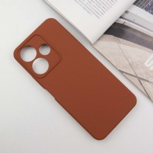 Чехол Silicone Cover Lakshmi Full Camera (AA) для Xiaomi Redmi 13 4G / Poco M6 4G – Коричневый