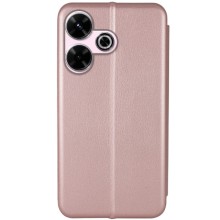 Шкіряний чохол-книжка Classy для Xiaomi Redmi 13 4G / Poco M6 4G – Rose Gold