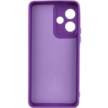 Чохол Silicone Cover Lakshmi Full Camera (AAA) для Xiaomi Redmi 13 4G / Poco M6 4G – Фіолетовий