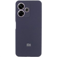 Чехол Silicone Cover Lakshmi Full Camera (AA) with logo для Xiaomi Redmi 13 4G / Poco M6 4G – Синий