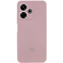 Чехол Silicone Cover Lakshmi Full Camera (AA) with logo для Xiaomi Redmi 13 4G / Poco M6 4G – Розовый