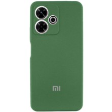 Чехол Silicone Cover Lakshmi Full Camera (AA) with logo для Xiaomi Redmi 13 4G / Poco M6 4G – Зеленый