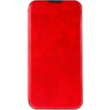 Шкіряний чохол-книжка Belora для Xiaomi Redmi 13 4G / Poco M6 4G – Червоний